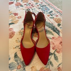 A New Day Red Block Heels